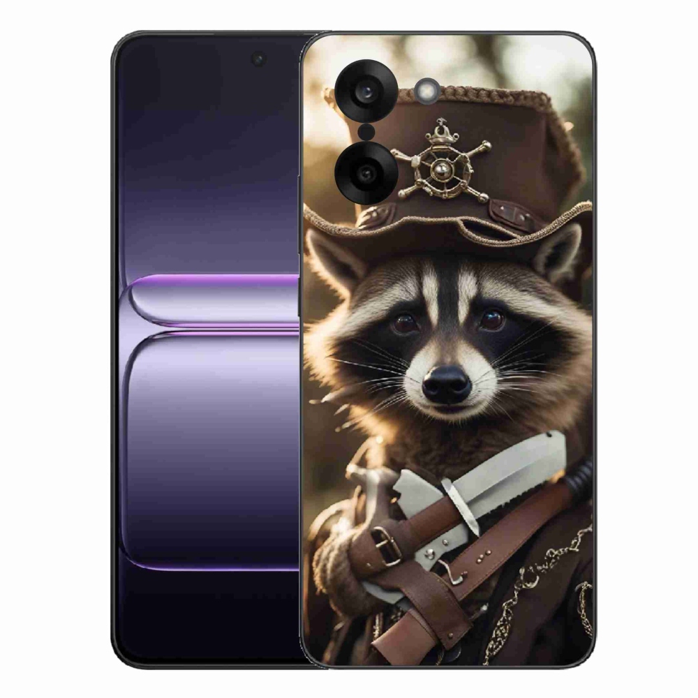 Gelový kryt mmCase na One Plus Nord CE5 - mýval v uniformě