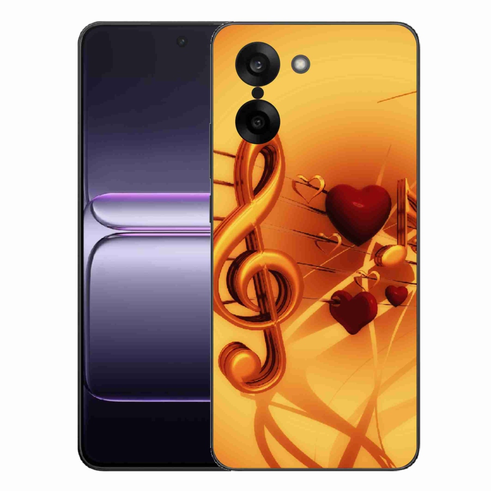 Gelový kryt mmCase na One Plus Nord CE5 - noty