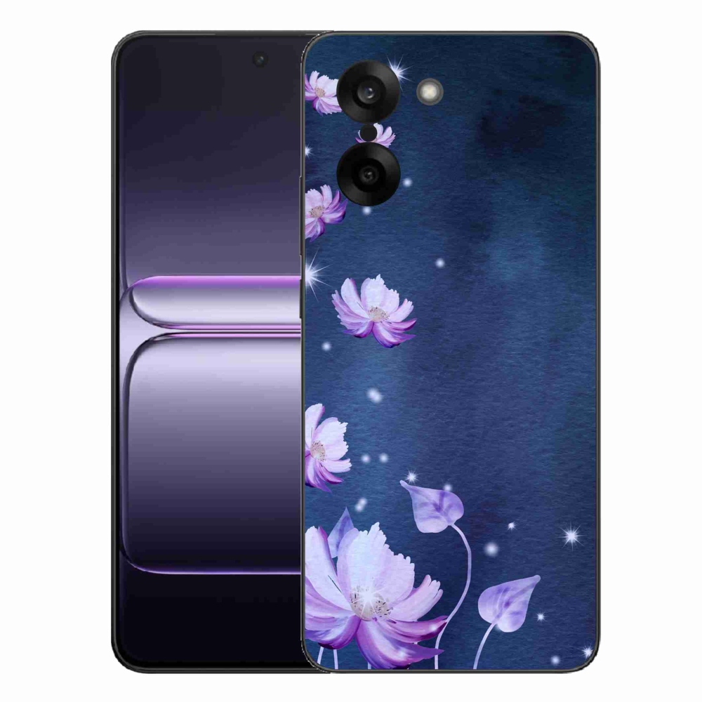 Gelový kryt mmCase na One Plus Nord CE5 - padající květy