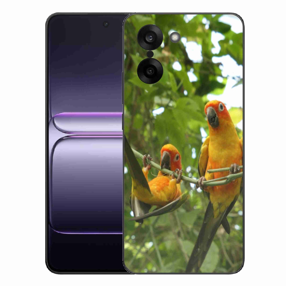 Gelový kryt mmCase na One Plus Nord CE5 - papoušci aratingy