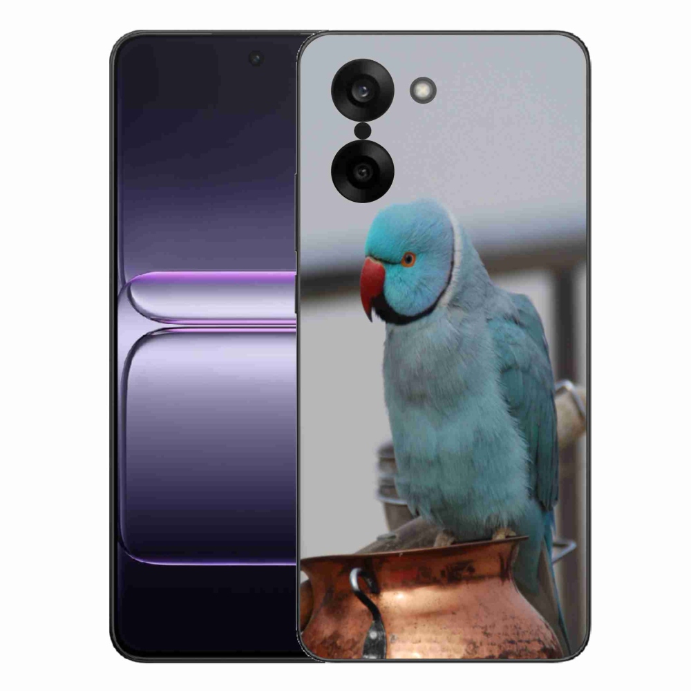 Gelový kryt mmCase na One Plus Nord CE5 - papoušek alexandr modrý