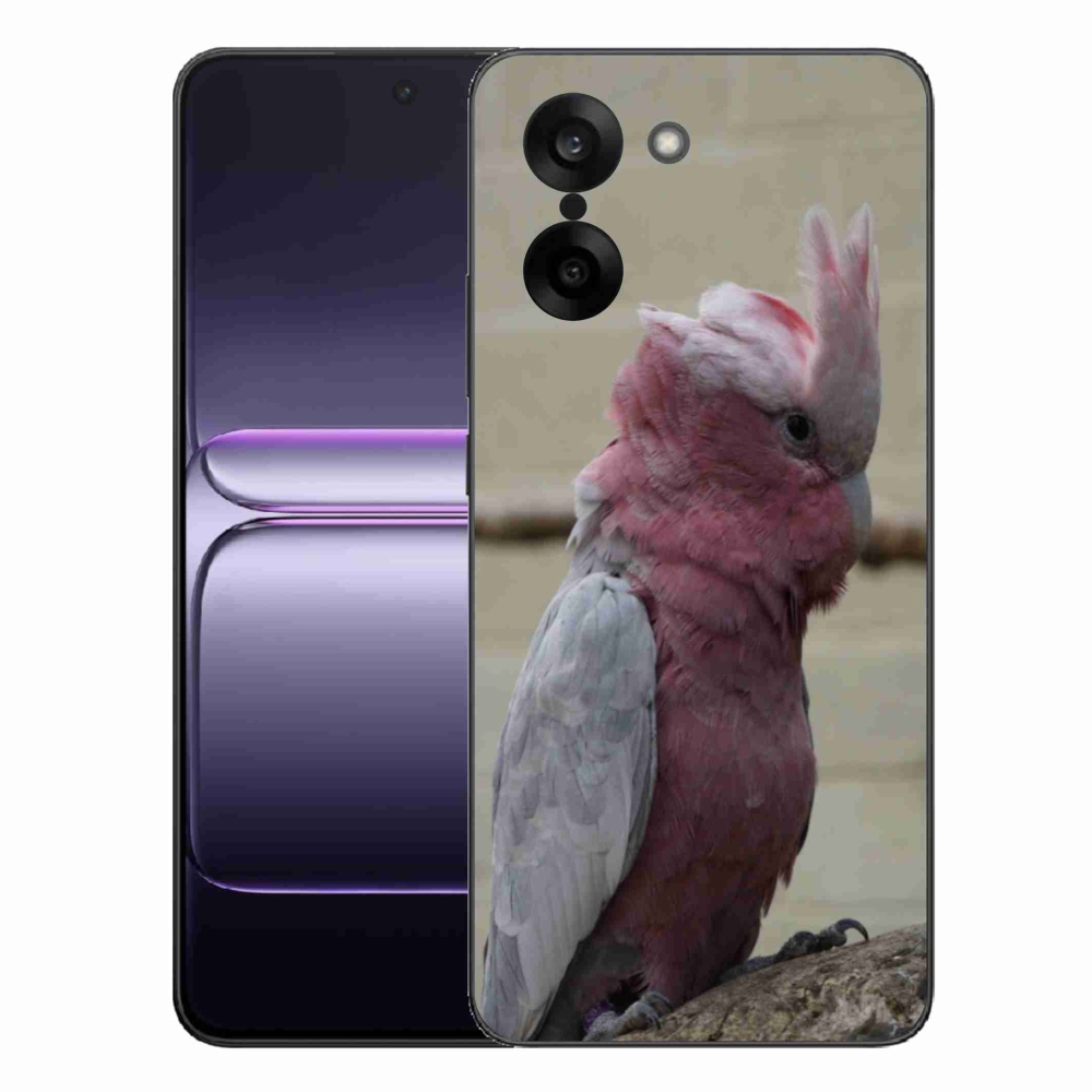 Gelový kryt mmCase na One Plus Nord CE5 - papoušek kakadu růžový