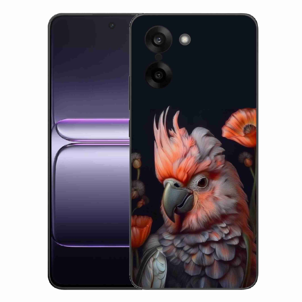 Gelový kryt mmCase na One Plus Nord CE5 - papoušek kakadu v barvách