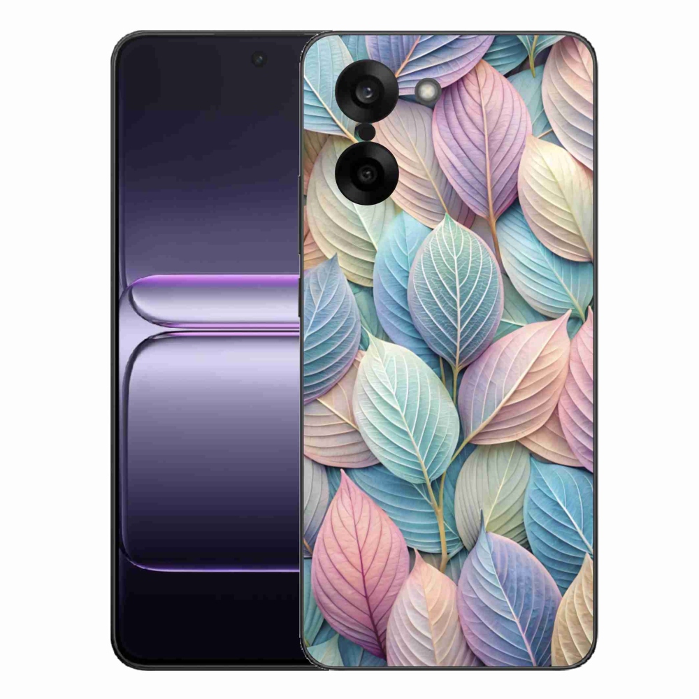 Gelový kryt mmCase na One Plus Nord CE5 - pastelové listy