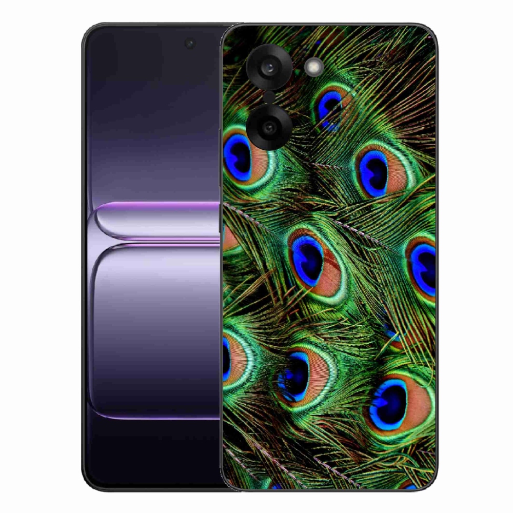 Gelový kryt mmCase na One Plus Nord CE5 - paví peří