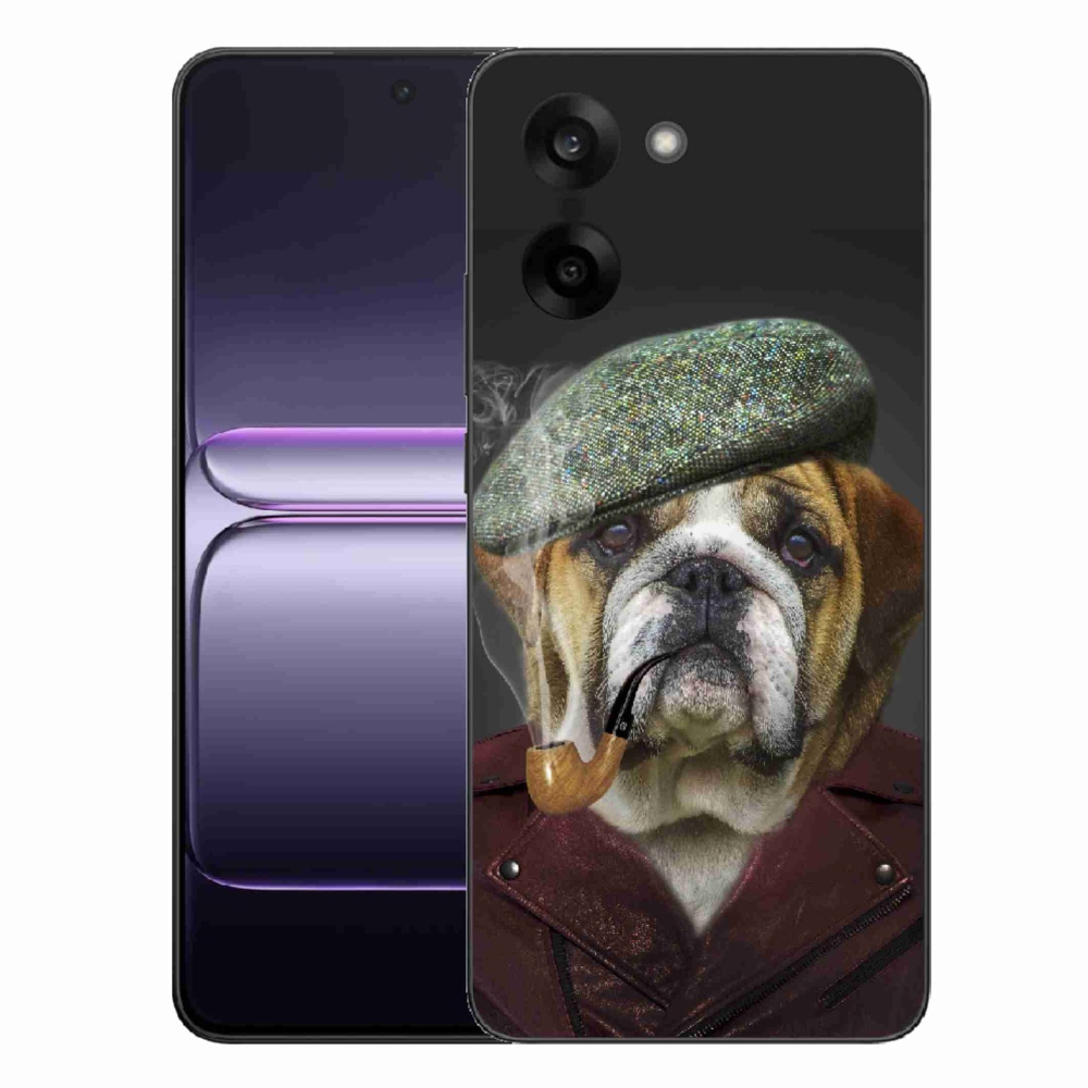 Gelový kryt mmCase na One Plus Nord CE5 - pes s fajfkou