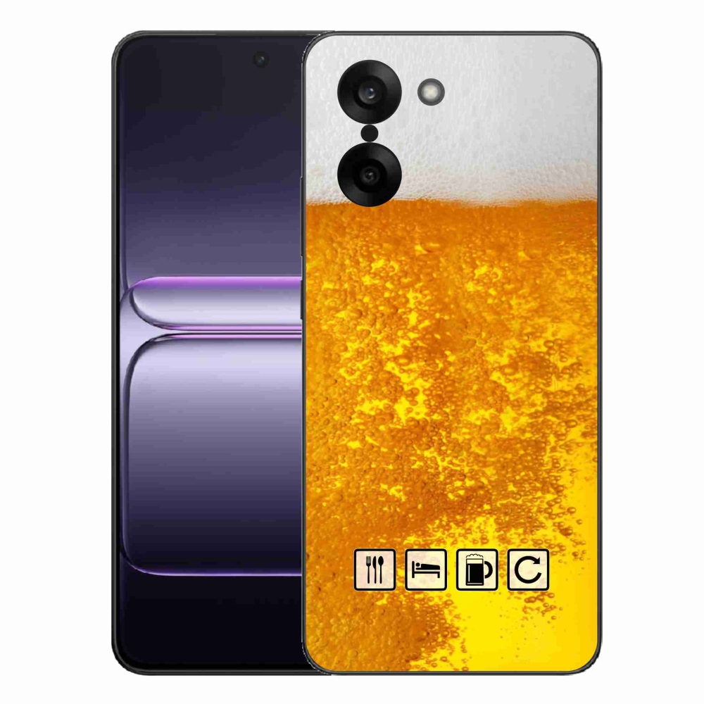 Gelový kryt mmCase na One Plus Nord CE5 - pivní motiv 3