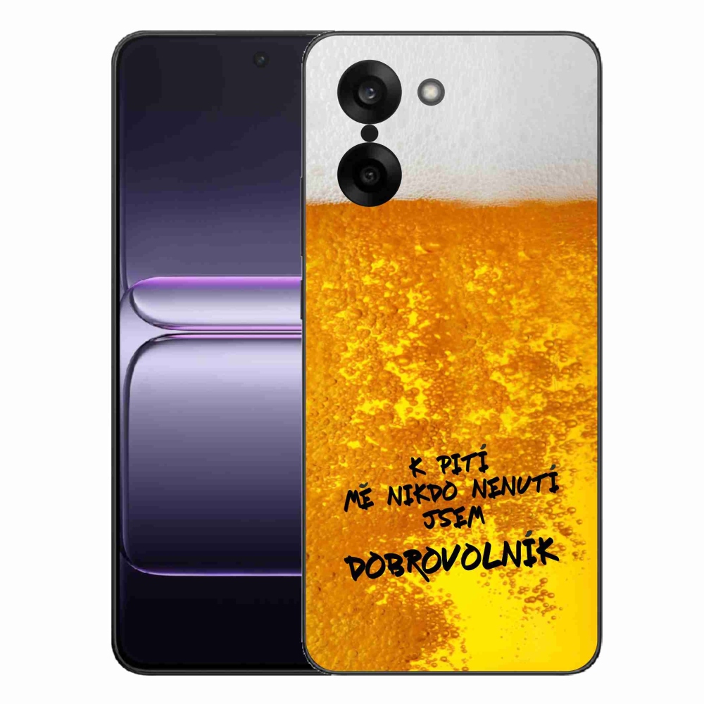 Gelový kryt mmCase na One Plus Nord CE5 - pivní motiv 4