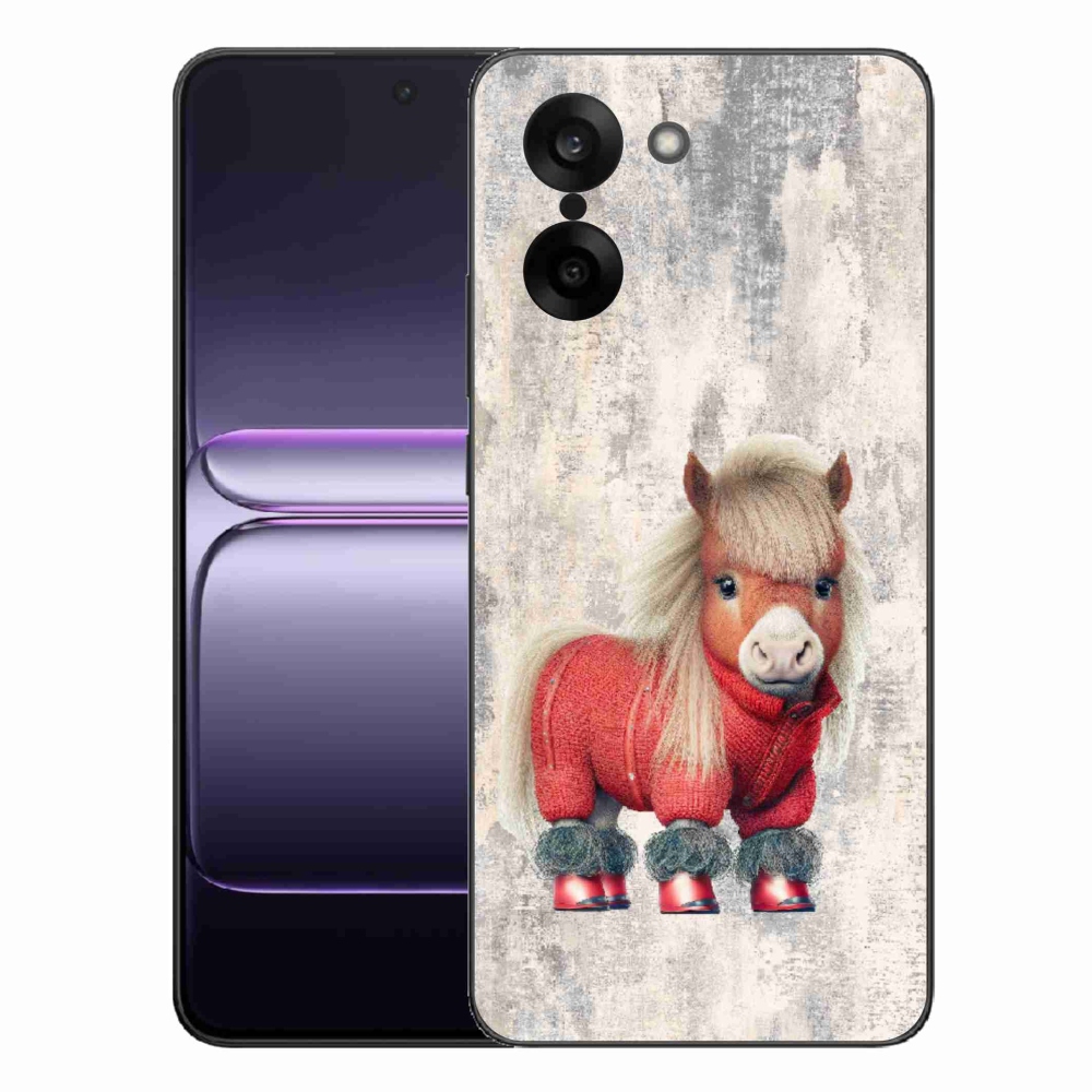 Gelový kryt mmCase na One Plus Nord CE5 - poník ve svetru