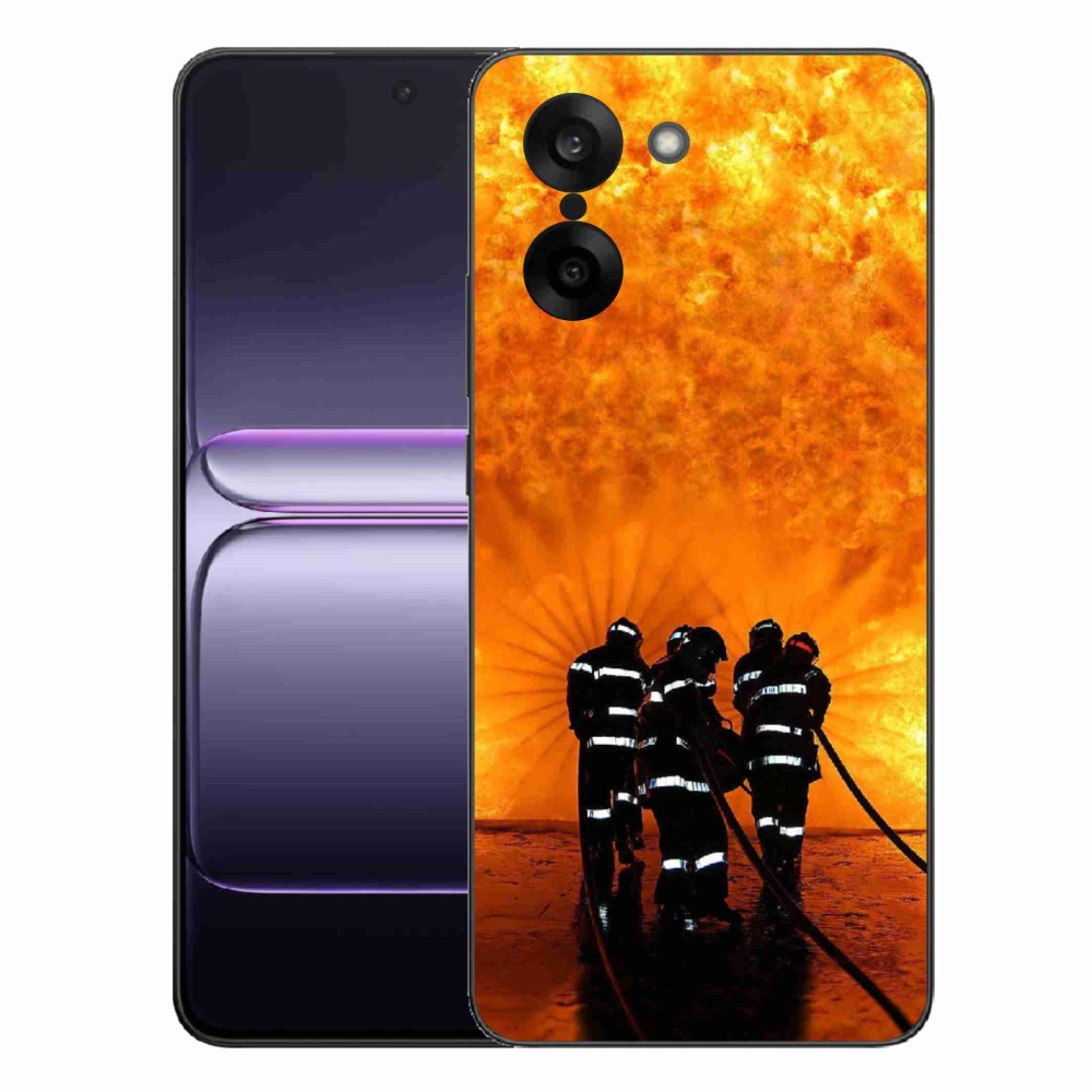 Gelový kryt mmCase na One Plus Nord CE5 - požár