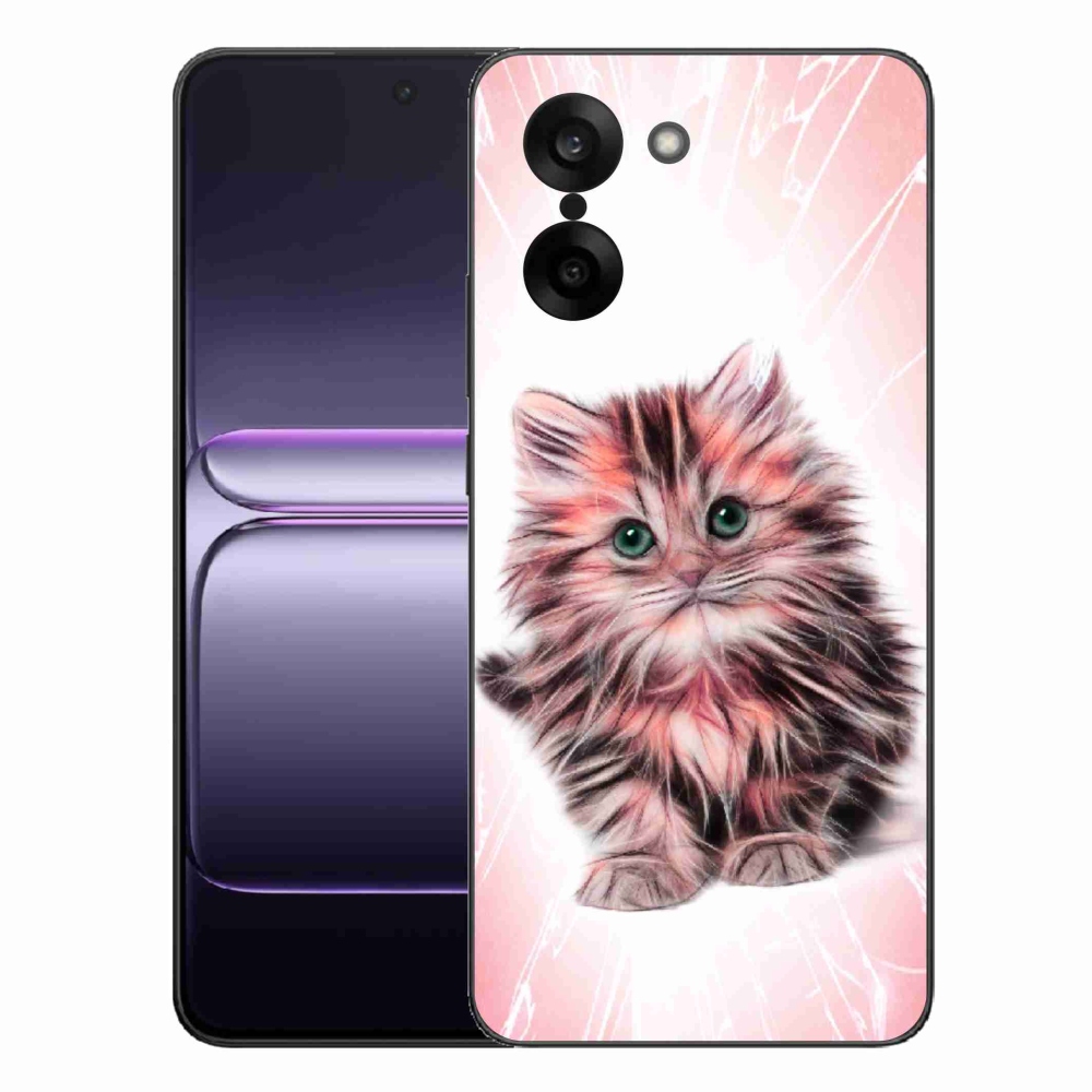 Gelový kryt mmCase na One Plus Nord CE5 - roztomilé kotě