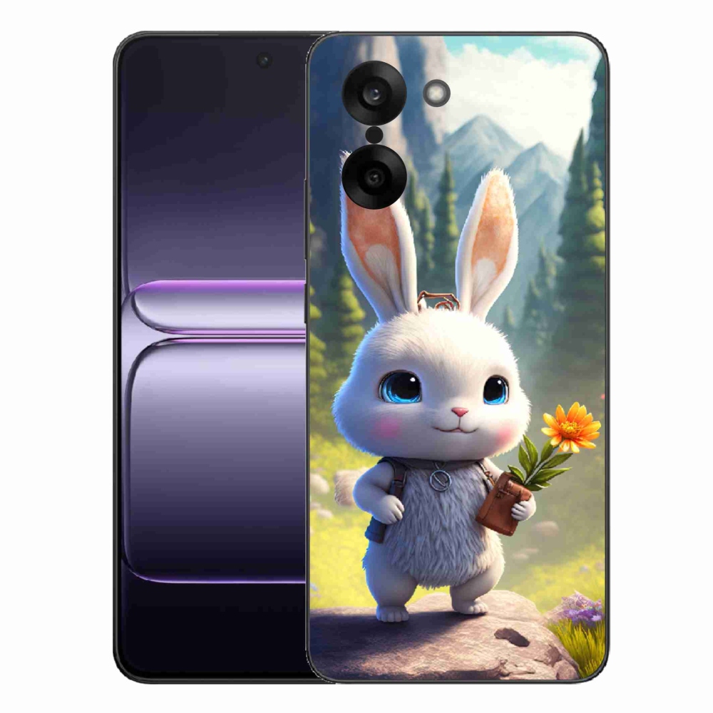 Gelový kryt mmCase na One Plus Nord CE5 - roztomilý králíček