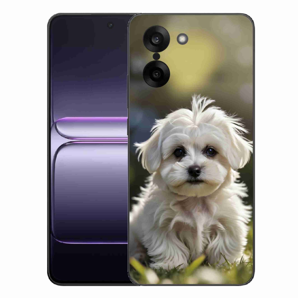 Gelový kryt mmCase na One Plus Nord CE5 - roztomilý maltézský psík