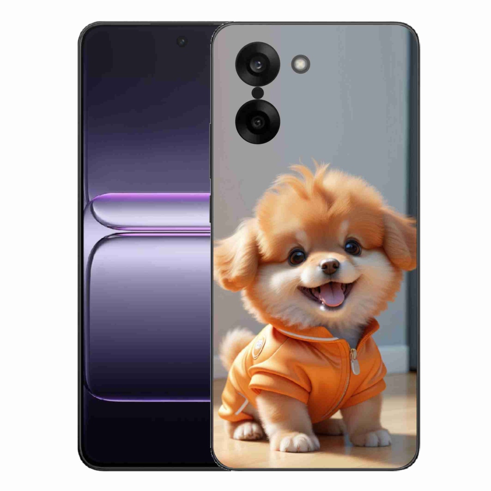 Gelový kryt mmCase na One Plus Nord CE5 - roztomilý pomeranian v mikině