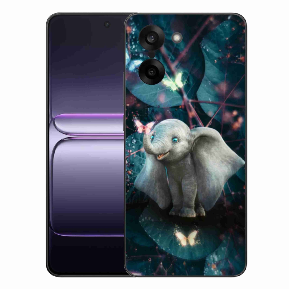 Gelový kryt mmCase na One Plus Nord CE5 - roztomilý slon