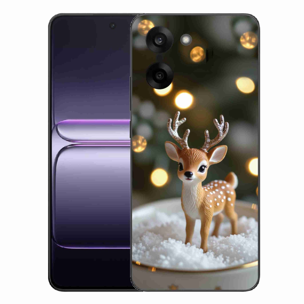 Gelový kryt mmCase na One Plus Nord CE5 - roztomilý vánoční jelen