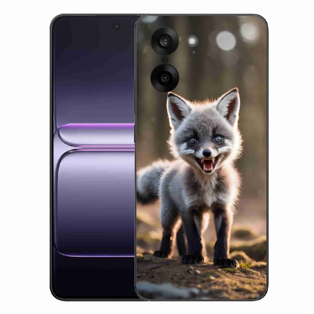 Gelový kryt mmCase na One Plus Nord CE5 - rozzuřená liška