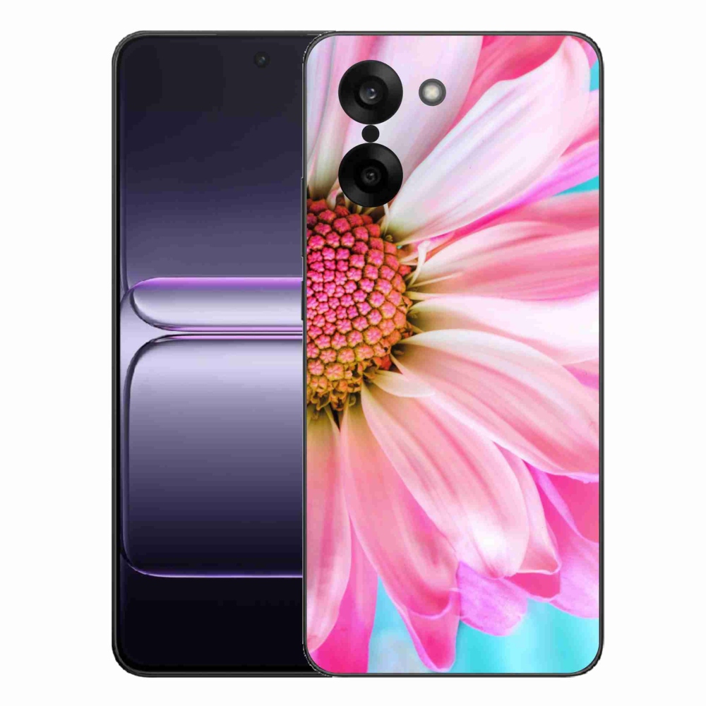 Gelový kryt mmCase na One Plus Nord CE5 - růžová květina
