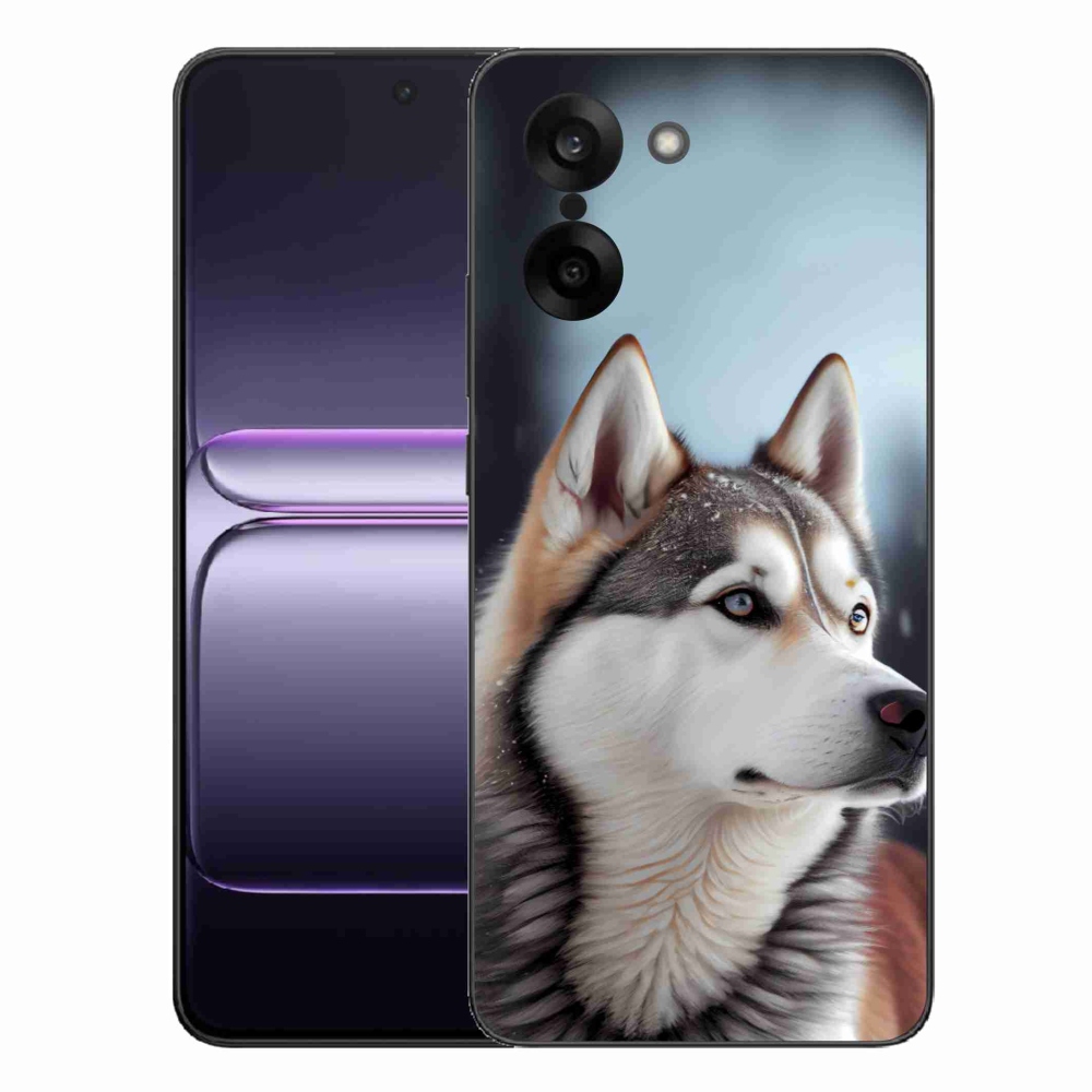 Gelový kryt mmCase na One Plus Nord CE5 - sibiřský husky