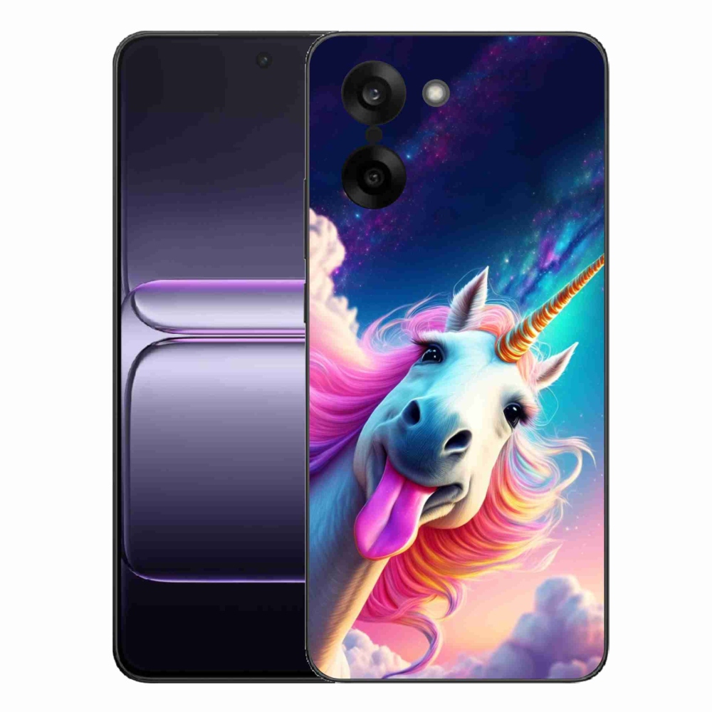 Gelový kryt mmCase na One Plus Nord CE5 - šílený jednorožec