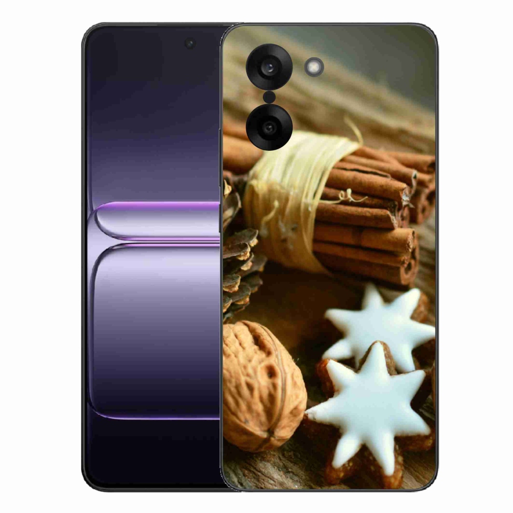 Gelový kryt mmCase na One Plus Nord CE5 - skořice a perníčky