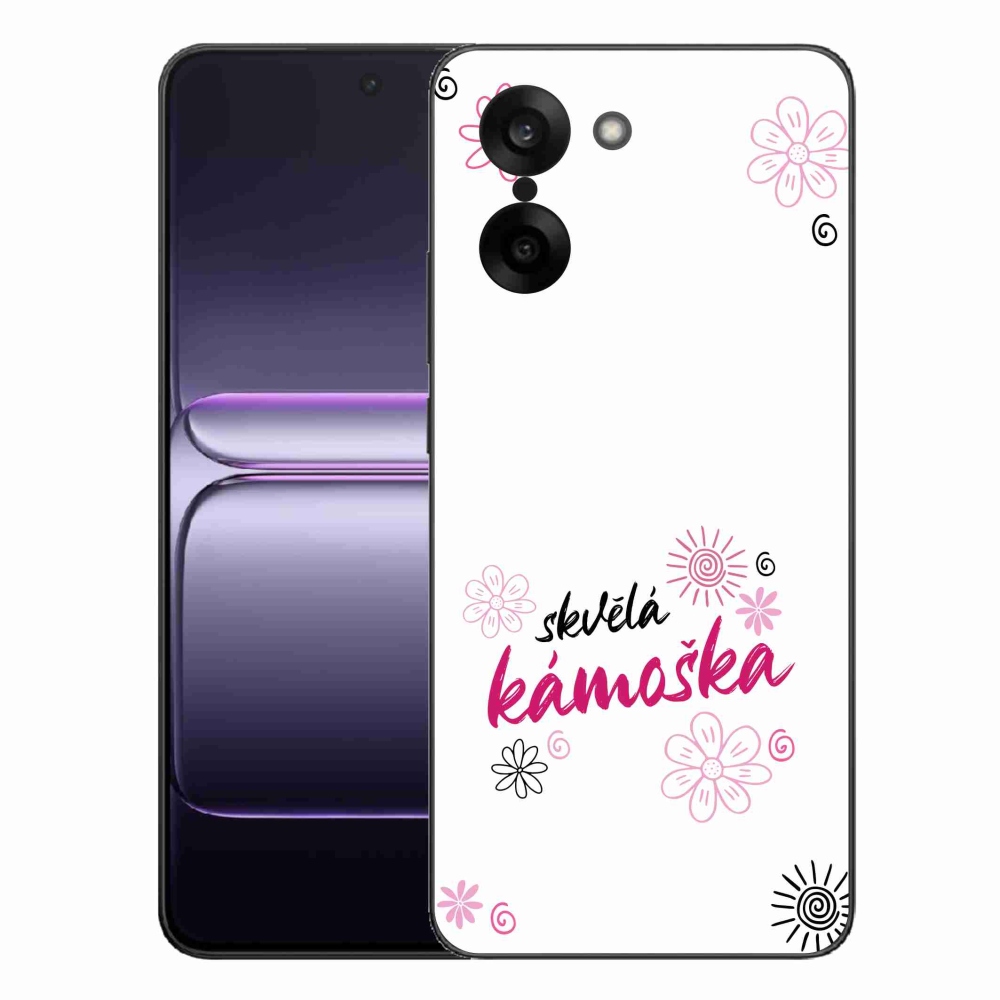 Gelový kryt mmCase na One Plus Nord CE5 - skvělá kámoška bílé pozadí