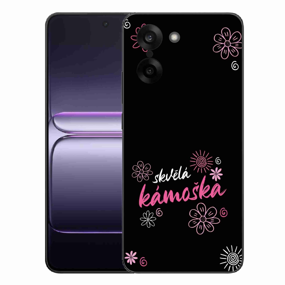 Gelový kryt mmCase na One Plus Nord CE5 - skvělá kámoška černé pozadí