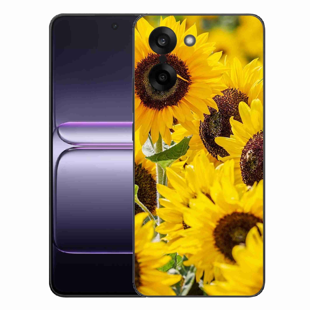 Gelový kryt mmCase na One Plus Nord CE5 - slunečnice