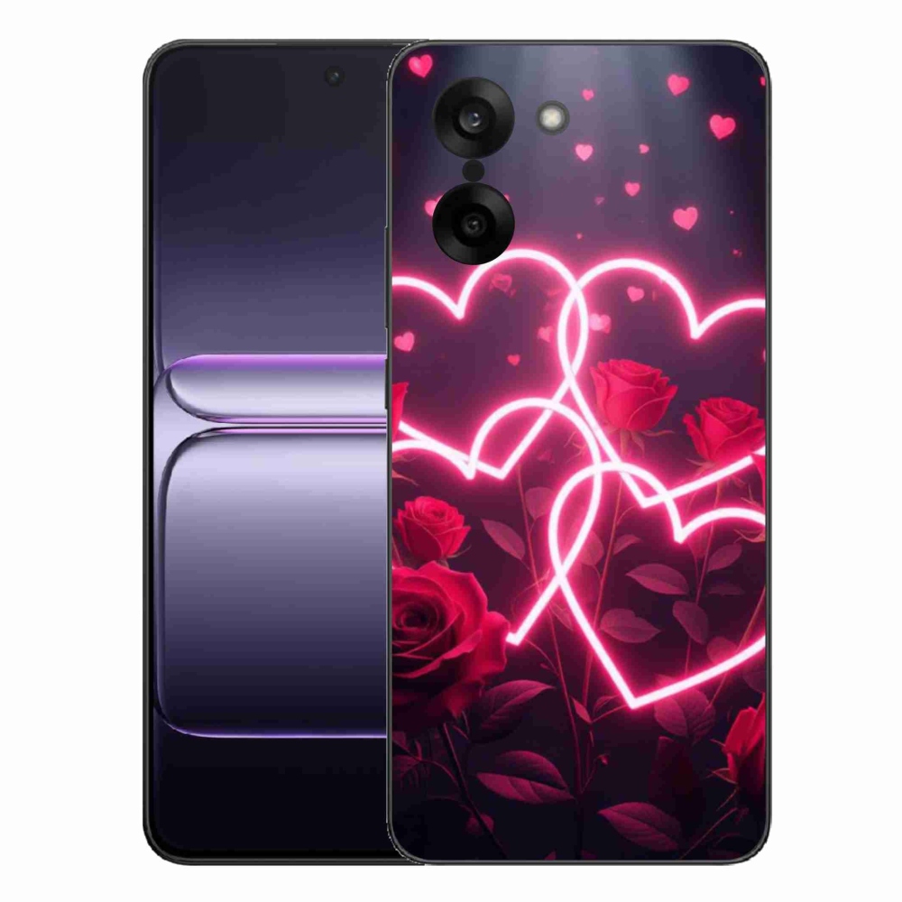 Gelový kryt mmCase na One Plus Nord CE5 - srdce lásky
