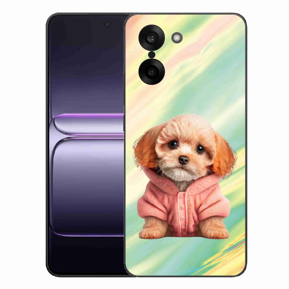 Gelový kryt mmCase na One Plus Nord CE5 - štěně ve svetru