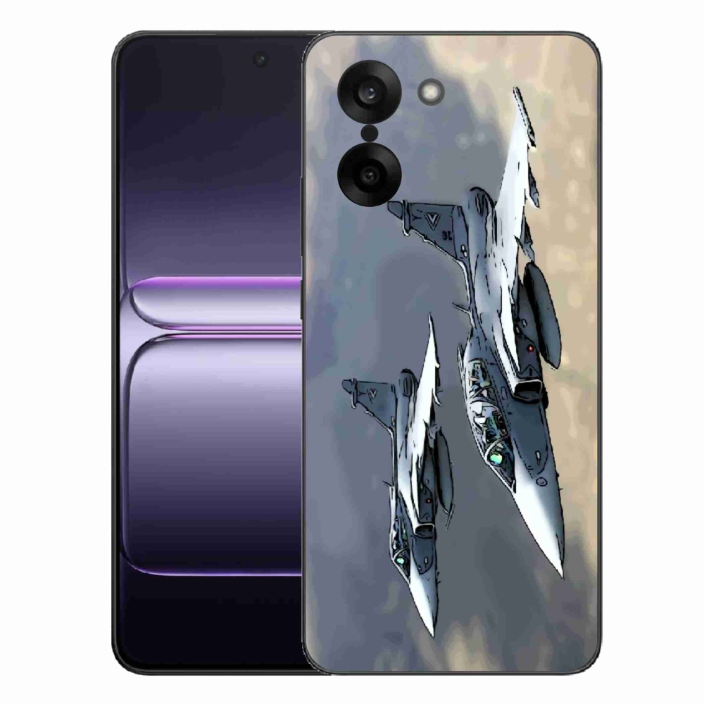 Gelový kryt mmCase na One Plus Nord CE5 - stíhačky
