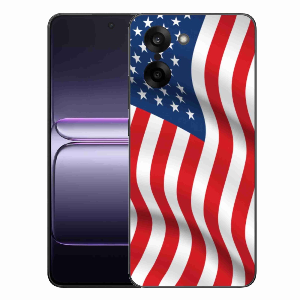 Gelový kryt mmCase na One Plus Nord CE5 - USA vlajka