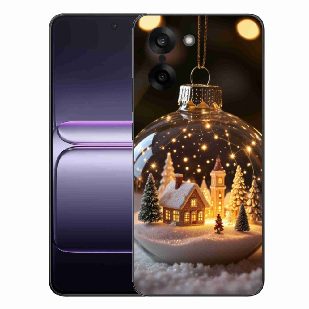 Gelový kryt mmCase na One Plus Nord CE5 - vánoční koule 3