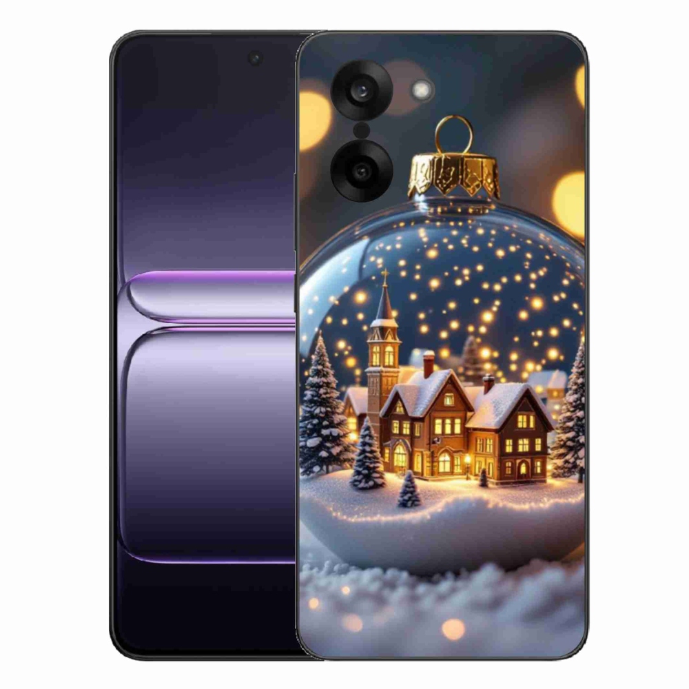 Gelový kryt mmCase na One Plus Nord CE5 - vánoční koule 4