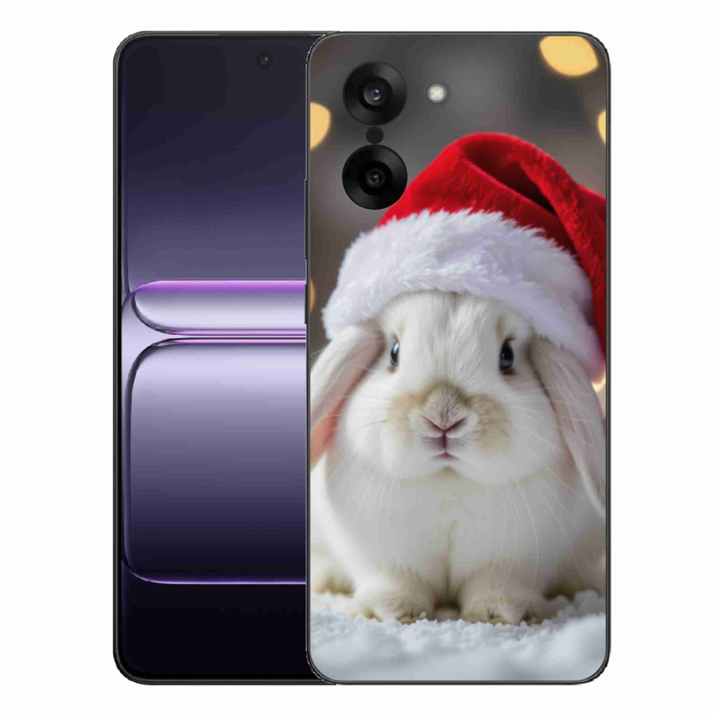 Gelový kryt mmCase na One Plus Nord CE5 - vánoční králík