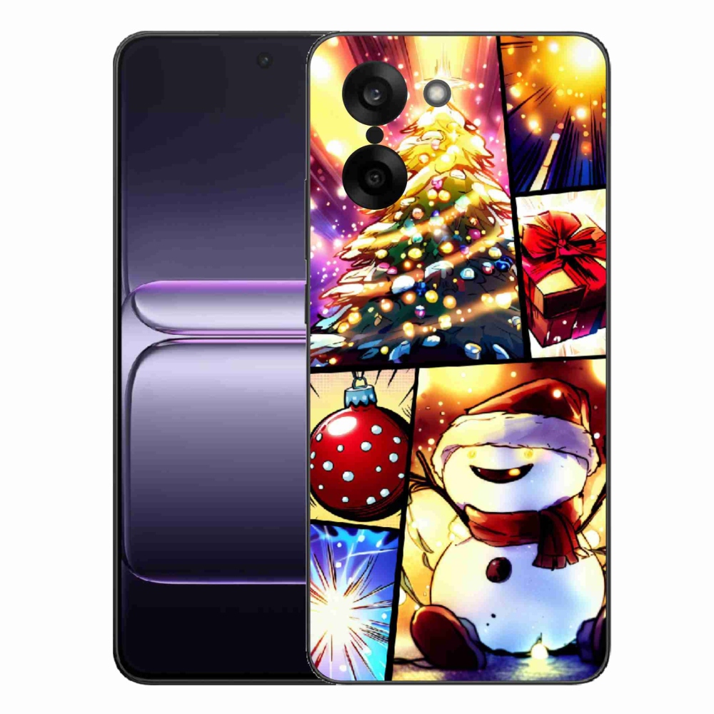 Gelový kryt mmCase na One Plus Nord CE5 - vánoční motivy 1