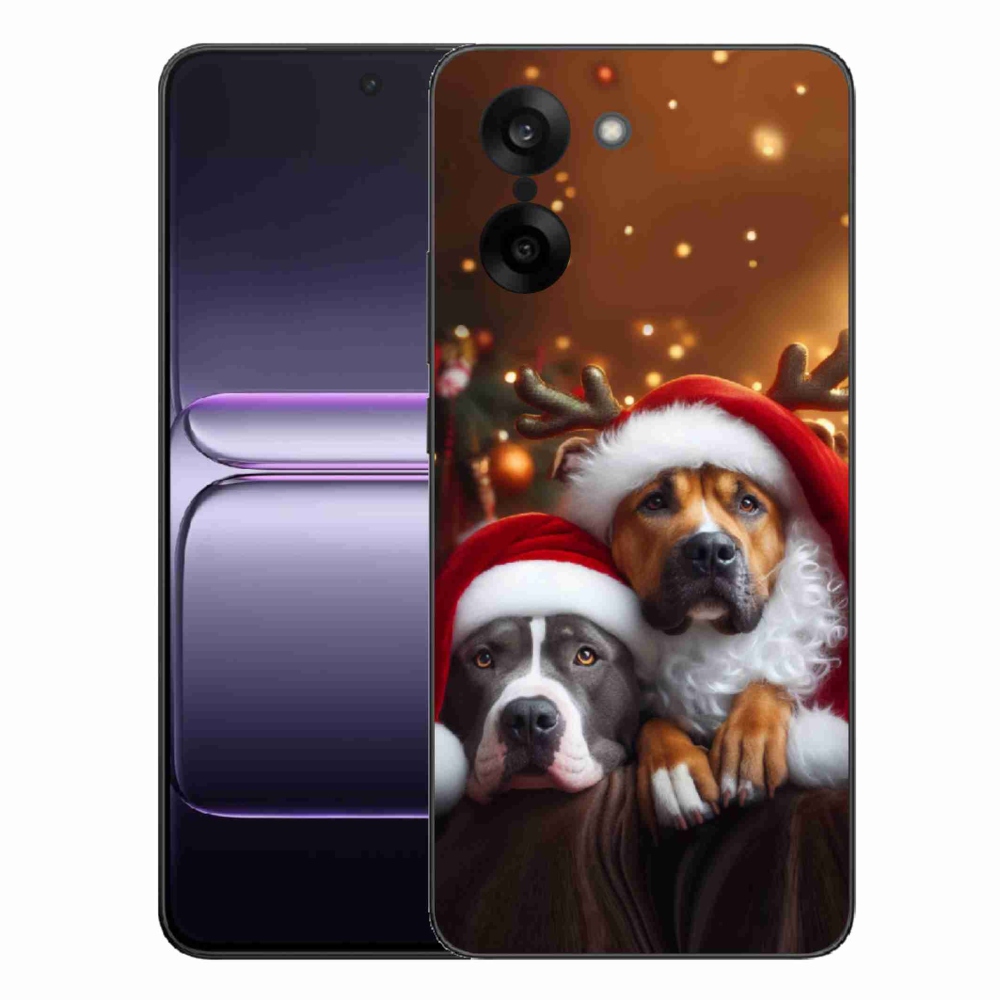 Gelový kryt mmCase na One Plus Nord CE5 - vánoční psi