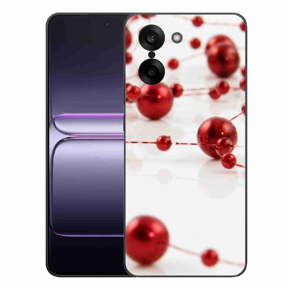 Gelový kryt mmCase na One Plus Nord CE5 - vánoční řetěz