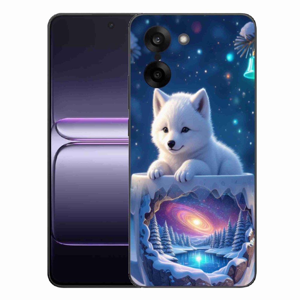 Gelový kryt mmCase na One Plus Nord CE5 - vánoční štěně