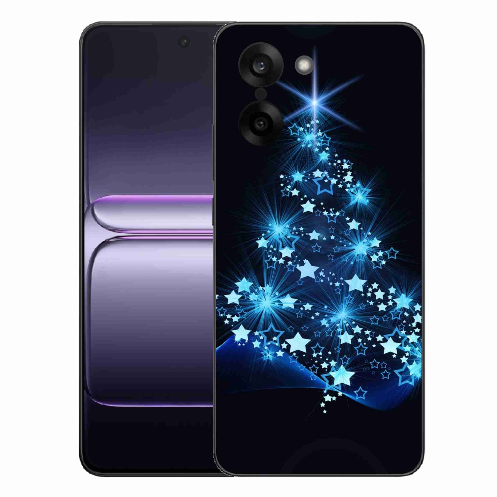 Gelový kryt mmCase na One Plus Nord CE5 - vánoční stromek
