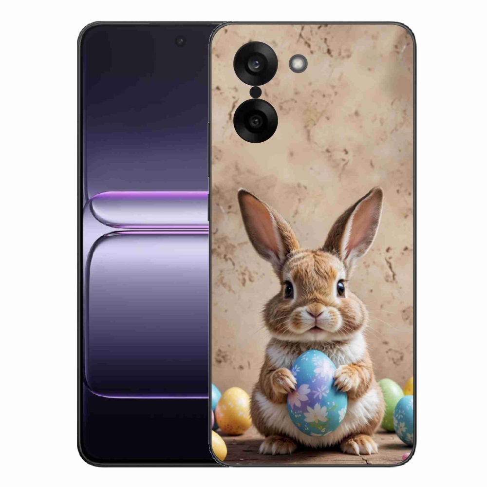 Gelový kryt mmCase na One Plus Nord CE5 - velikonoční králíček