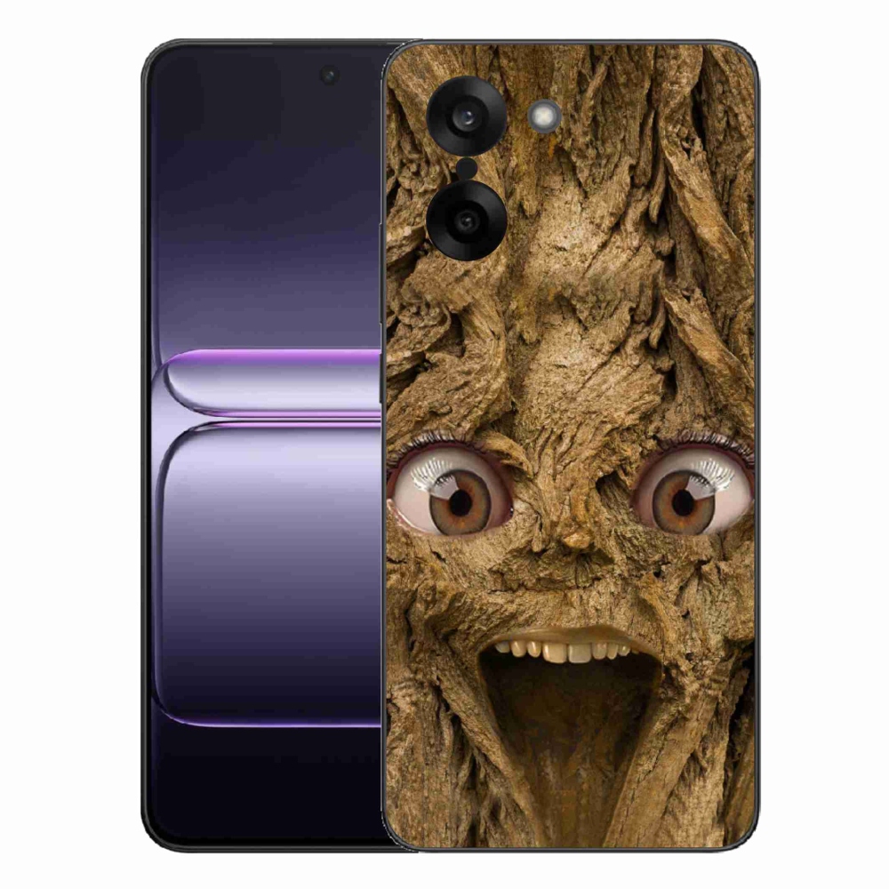 Gelový kryt mmCase na One Plus Nord CE5 - veselý strom s očima