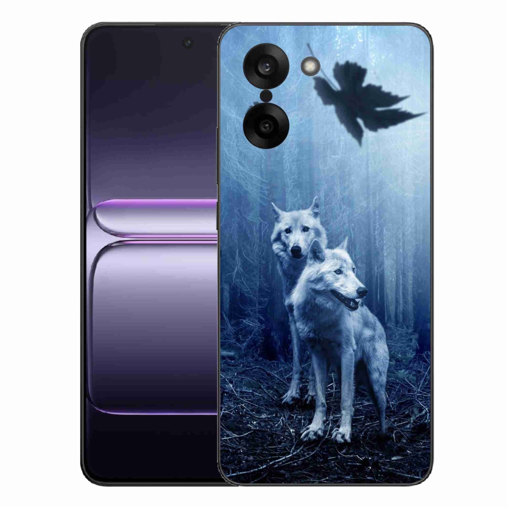 Gelový kryt mmCase na One Plus Nord CE5 - vlci v lese