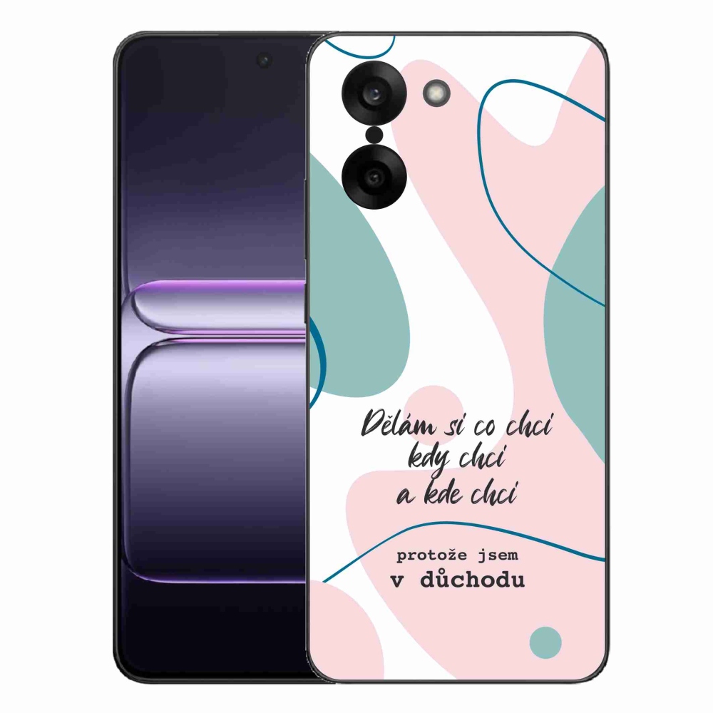 Gelový kryt mmCase na One Plus Nord CE5 - vtipný text 10 bílé pozadí