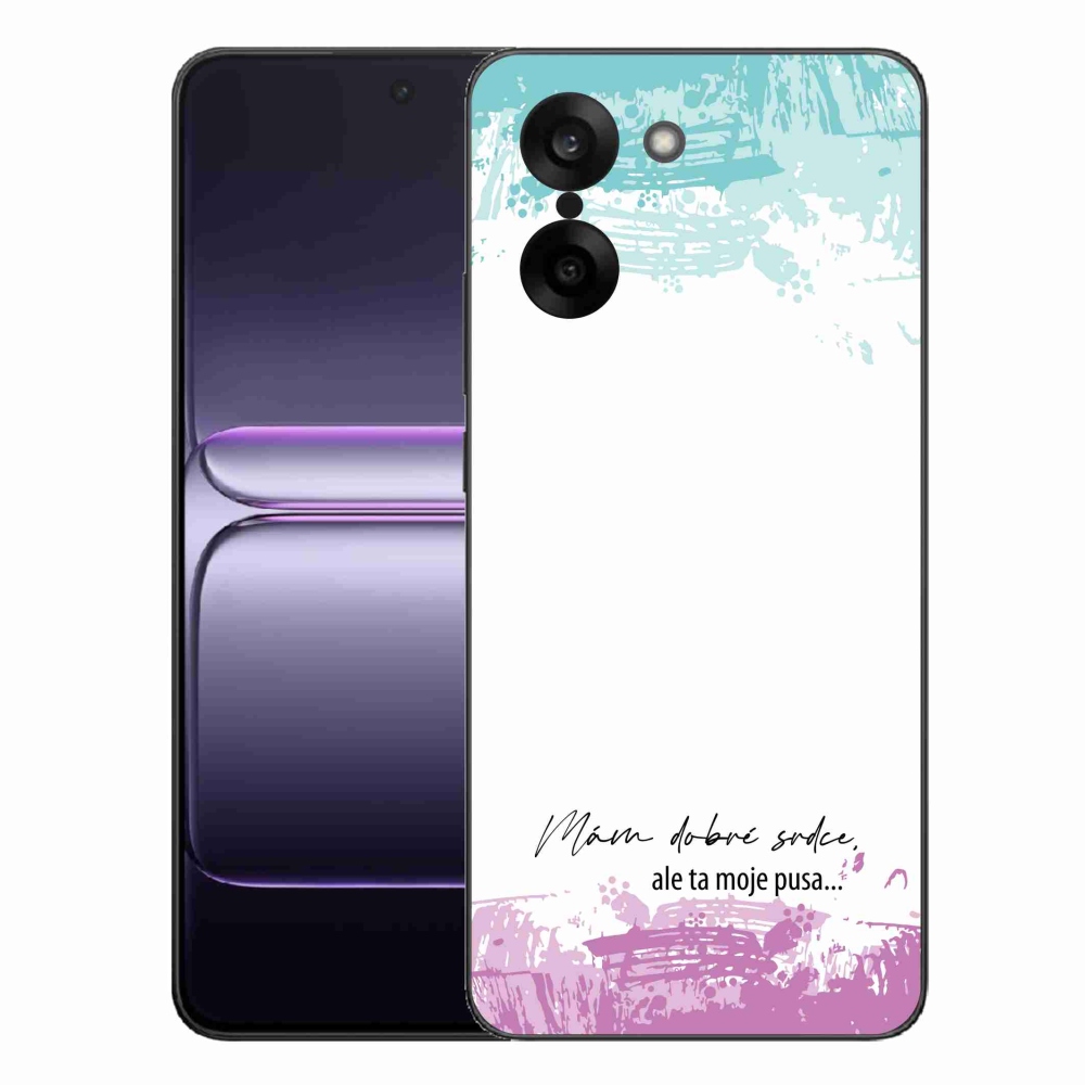 Gelový kryt mmCase na One Plus Nord CE5 - vtipný text 3 bílé pozadí