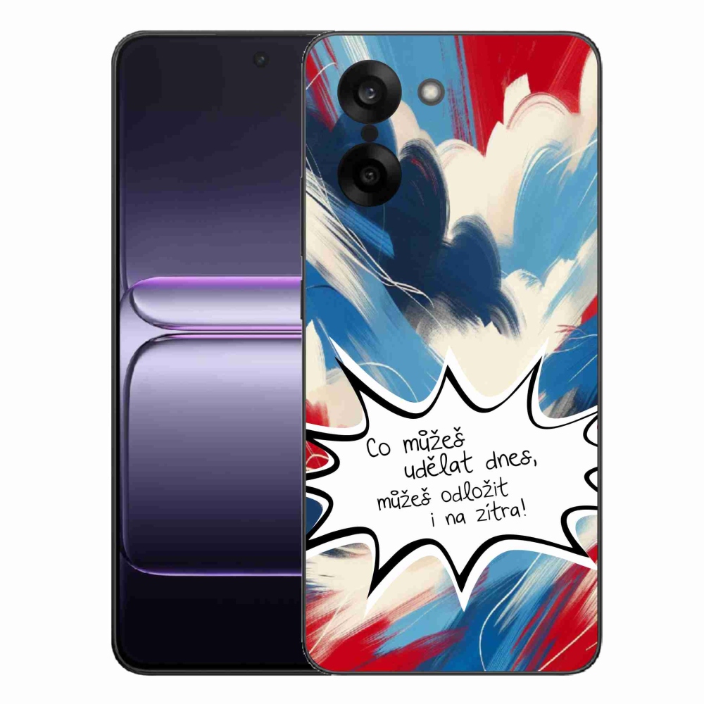 Gelový kryt mmCase na One Plus Nord CE5 - vtipný text 9 bílé pozadí