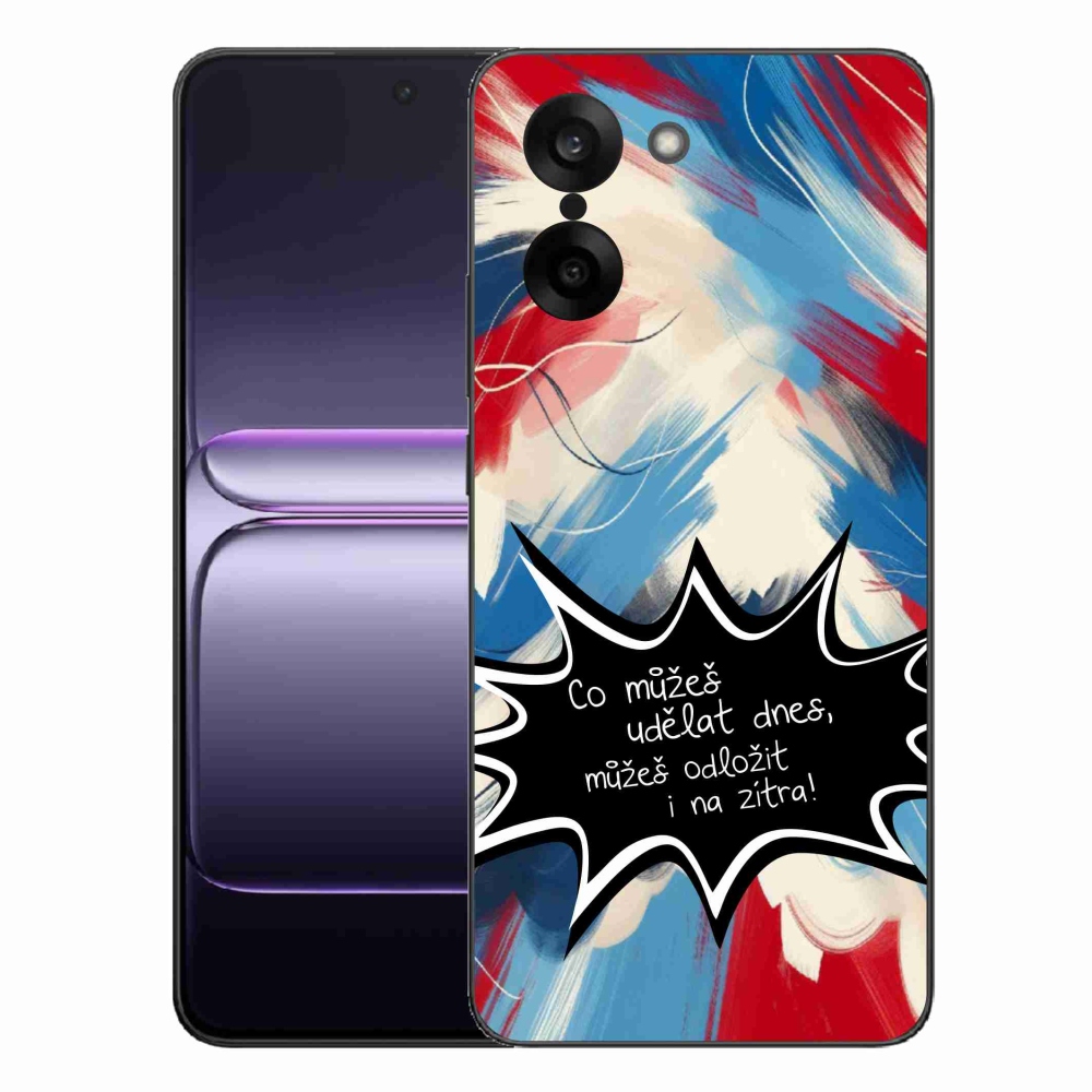 Gelový kryt mmCase na One Plus Nord CE5 - vtipný text 9 černé pozadí