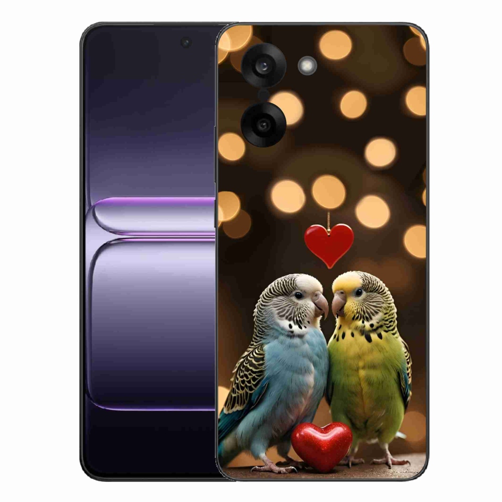 Gelový kryt mmCase na One Plus Nord CE5 - zamilovaní papoušci