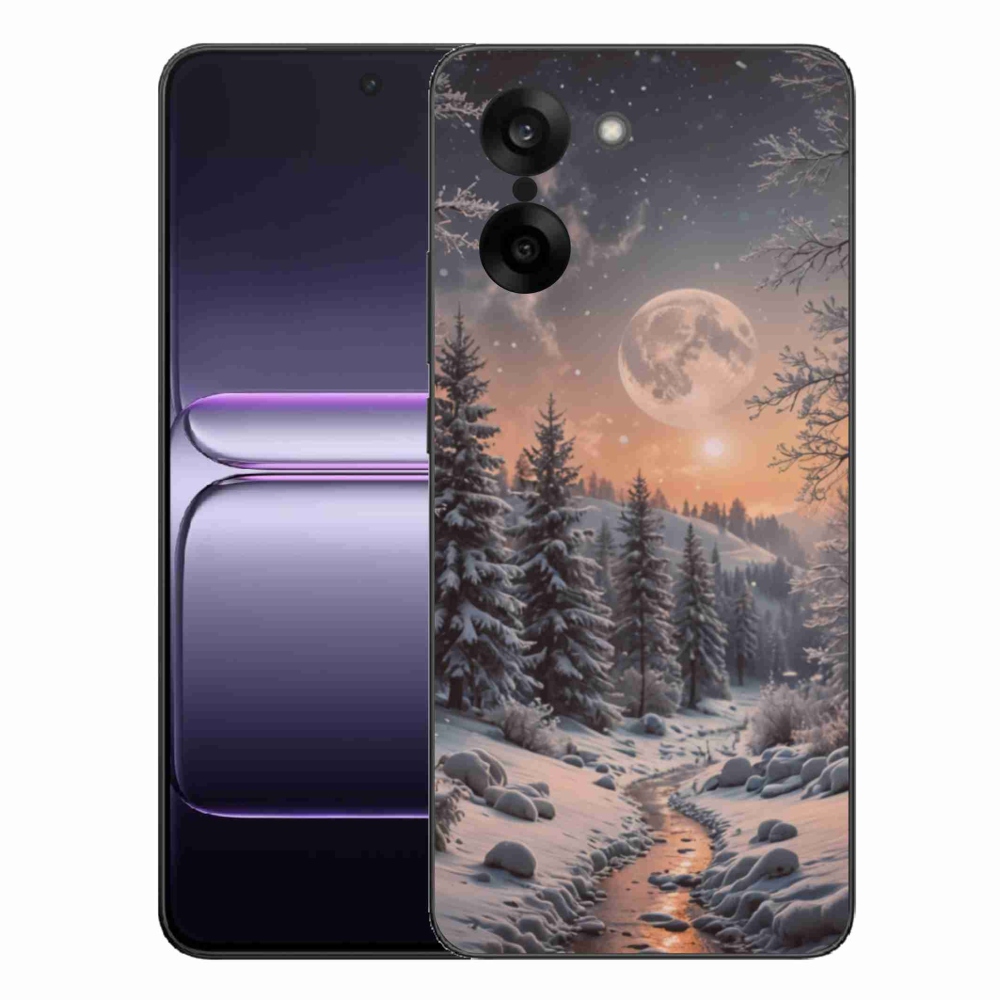 Gelový kryt mmCase na One Plus Nord CE5 - zimní krajina 2
