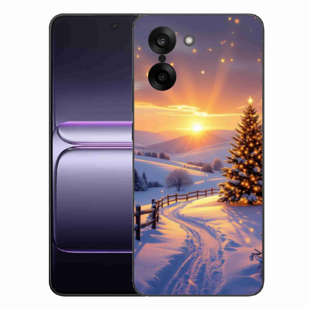 Gelový kryt mmCase na One Plus Nord CE5 - zimní krajina